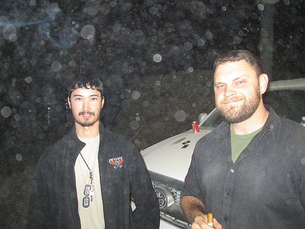 Photos taken at the JFOA compound in Afghanistan. "We appreciate all of the help with getting stogies out to the troops. It gives us a chance to just kick back, relax and enjoy a good cigar in great company."