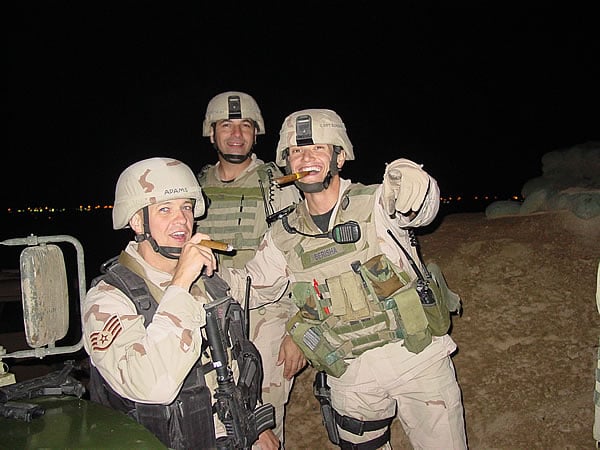 Capt Berisha, MSgt Vatistas, and SSgt Adams.