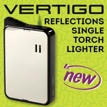Vertigo Reflections Single Torch Lighter | NEW